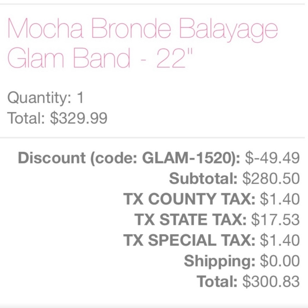 Glam Seamless Halo Glam Band Extensions 22’ - Picture 2 of 3